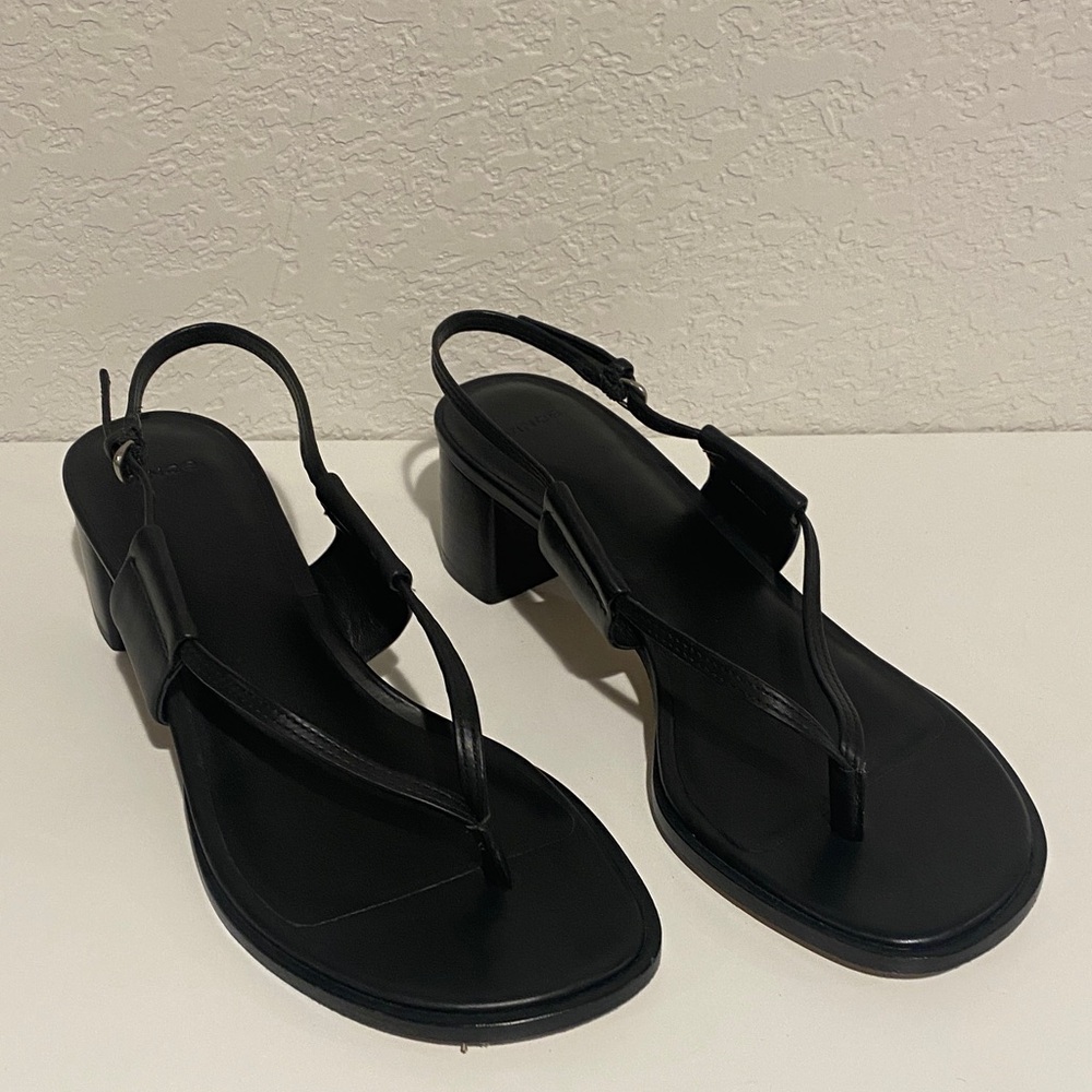 Vince Thong Slingback Sandal with Block Heel